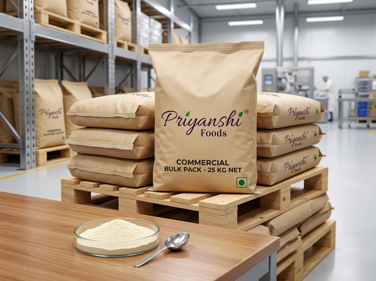 Priyanshi Foods 25kg Commercial Bulk HDPE Packaging